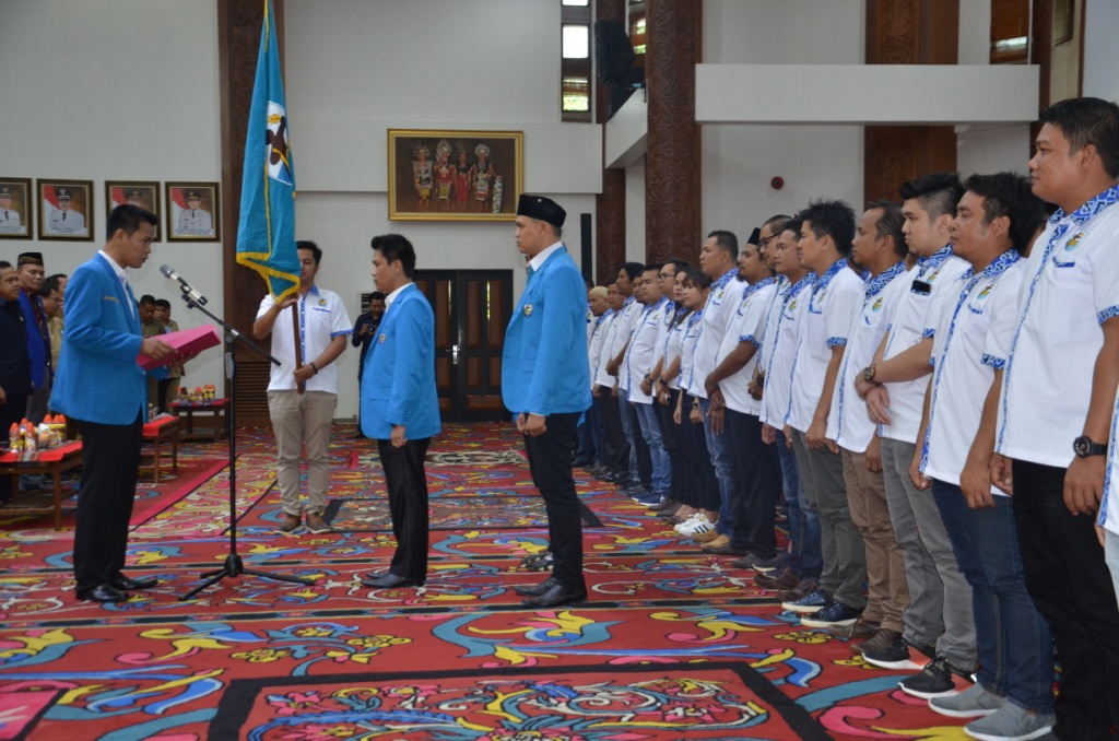 Pelantikan DPD KNPI Kubar 